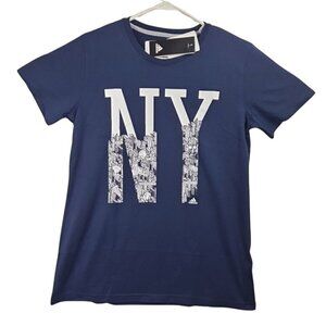 adidas Women's City Graphic Tee New York Navy T-Shirt Casual